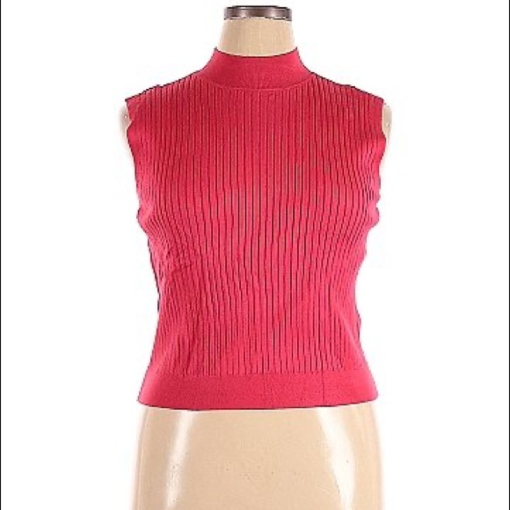 Worthington pink halter top, size small